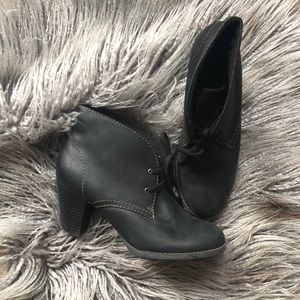 Clark’s Black Leather Booties